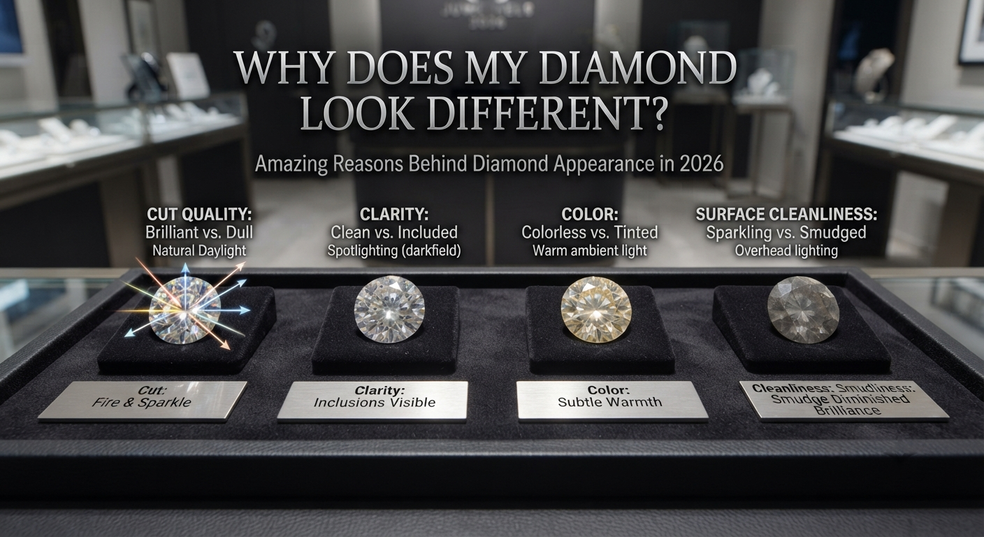 Why Does My Diamond Look Different? Amazing Reasons Behind Diamond Appearance in 2026