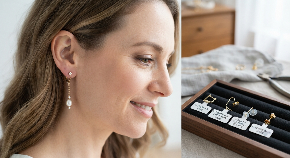 Dangle Earring Backs: How to Choose Secure and Comfortable Closures
