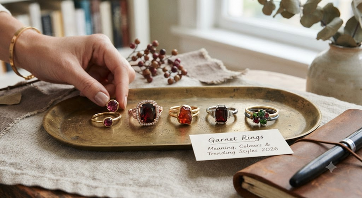 Garnet Rings for Women: Meaning, Colours & Trending Styles 2026