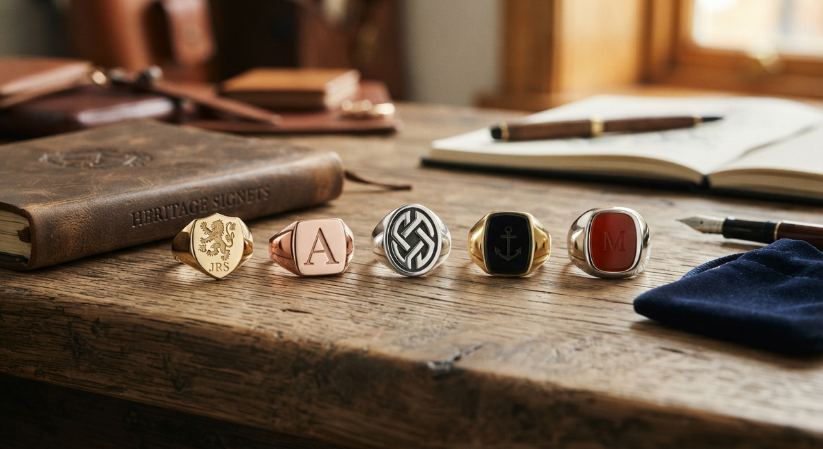 Signet Rings: Meaning, 5 Stylish Types & How to Choose in 2026