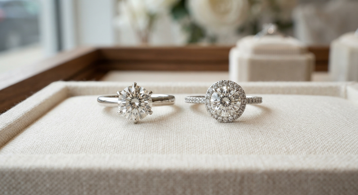 Solitaire vs Halo Engagement Rings: Find Your Perfect Style in 2026