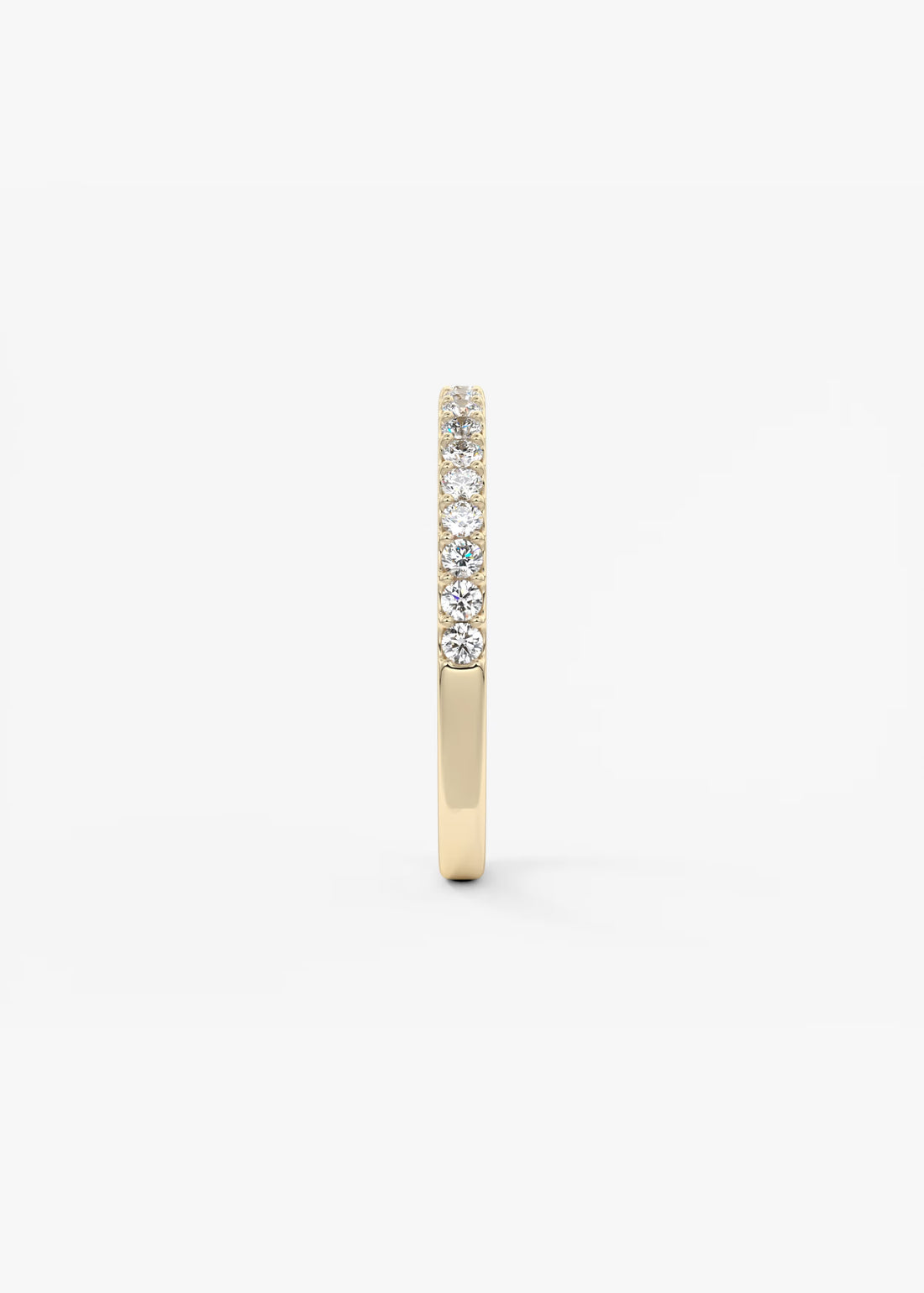 Elegant 14K Gold Diamond Eternity Ring – Round Cut Diamond Band for Women