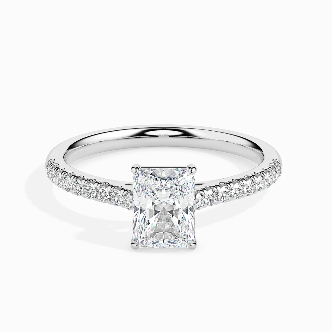 Luxury Radiant Cut Diamond Engagement Ring for Women