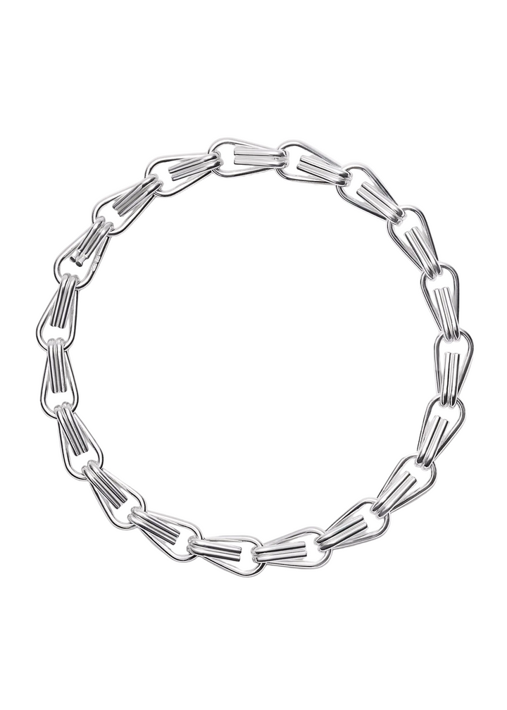 Chunky Paperclip Chain Necklace – Gold & Silver Statement Link Necklace for Women & Men