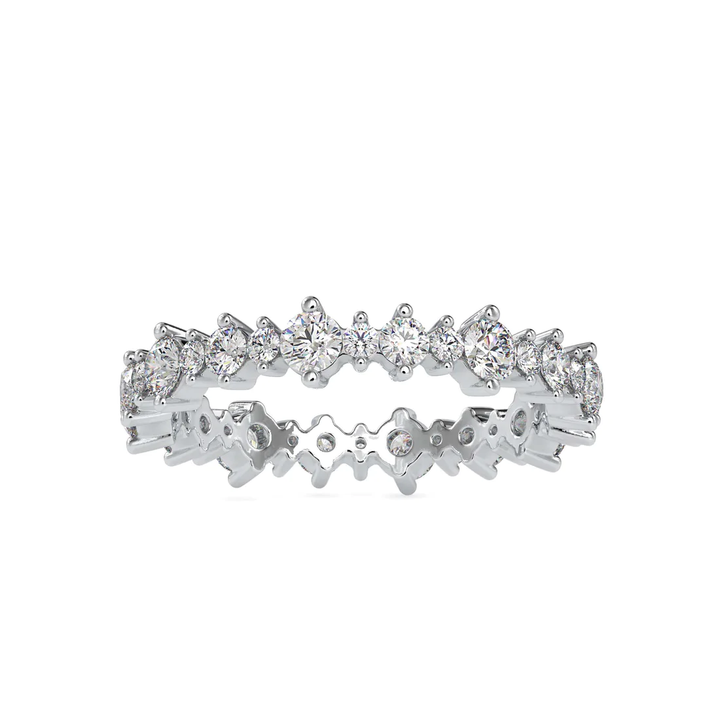 Round Brilliant Diamond Eternity Band Ring in 14K Gold | Wedding & Anniversary Ring