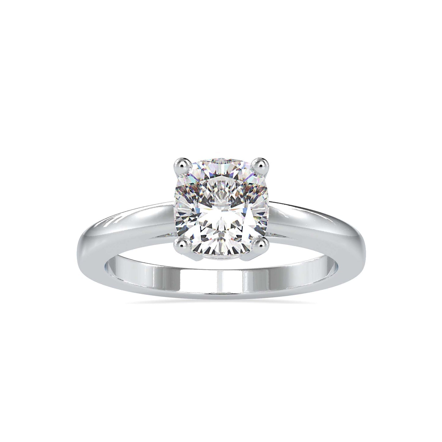 Classic Round Solitaire Diamond Engagement Ring