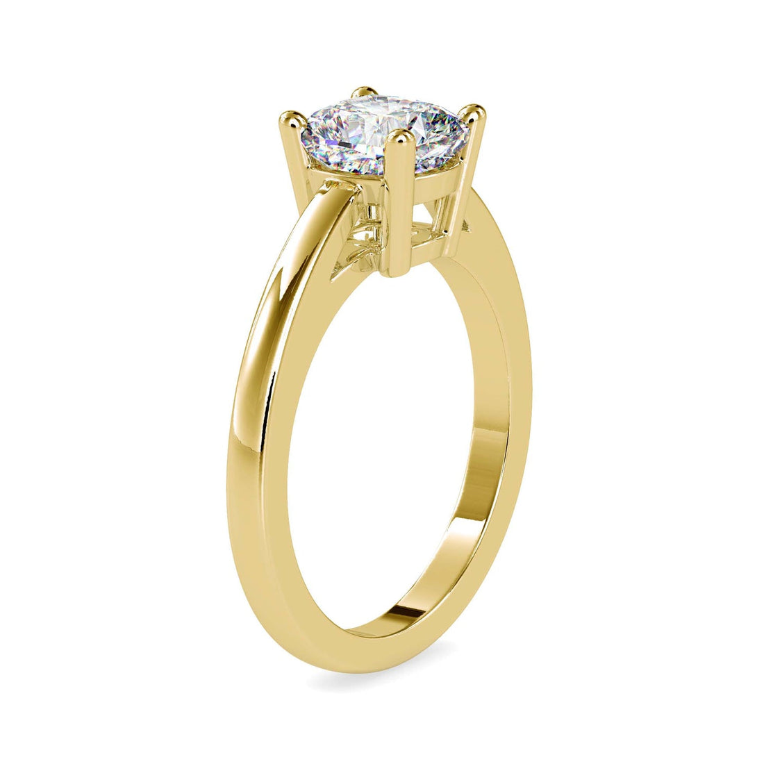 Classic Round Solitaire Diamond Engagement Ring