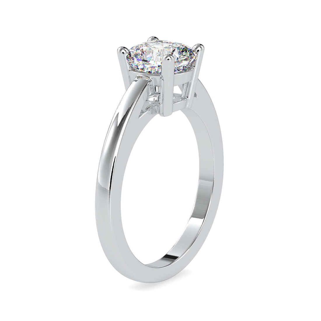 Classic Round Solitaire Diamond Engagement Ring