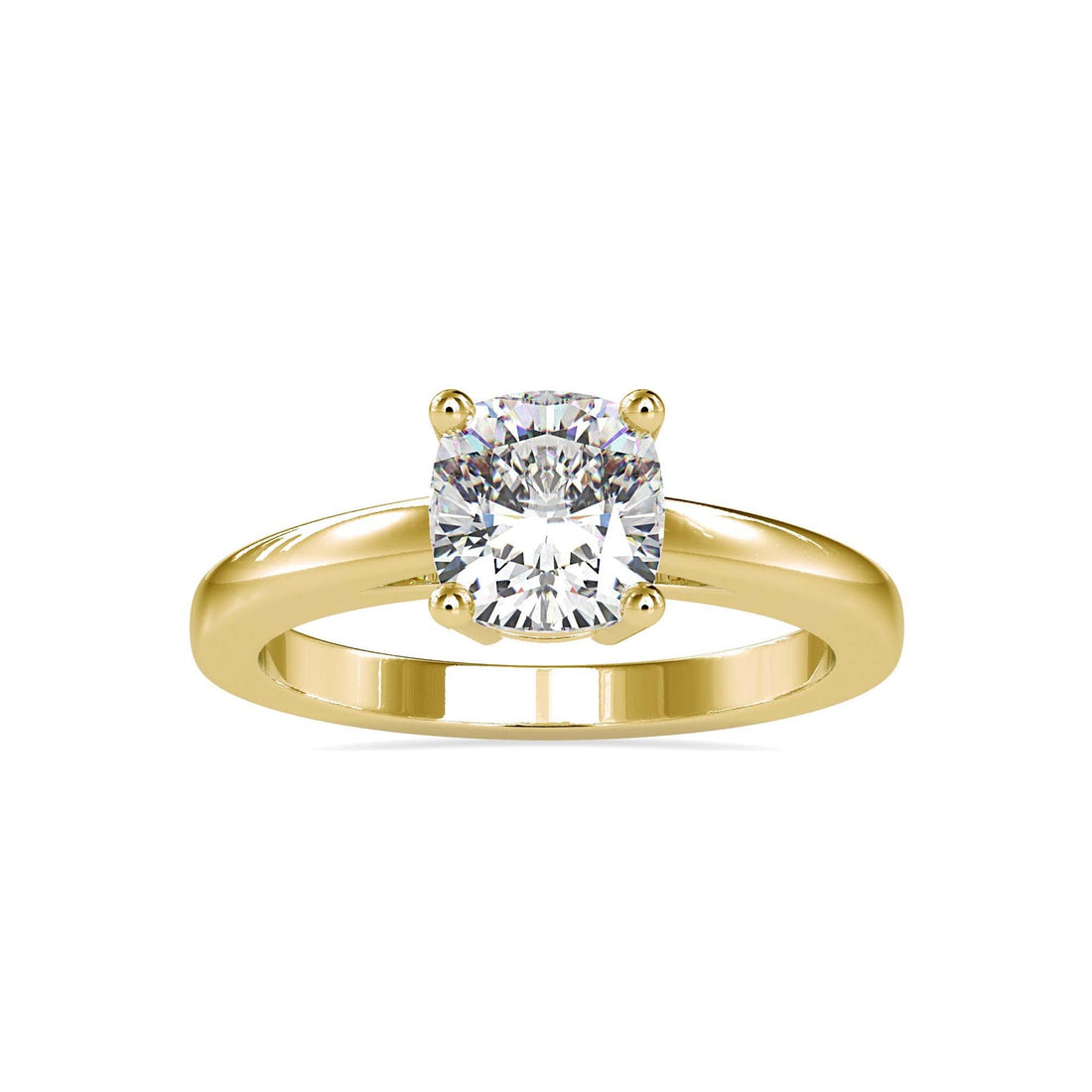 Classic Round Solitaire Diamond Engagement Ring