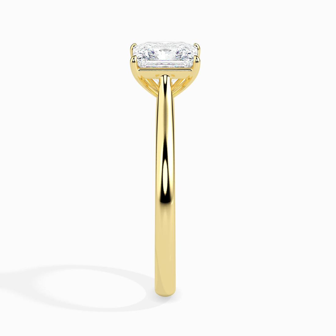 1.5ct Princess Cut Solitaire Lab Diamond Engagement Ring – Classic 4-Prong Setting