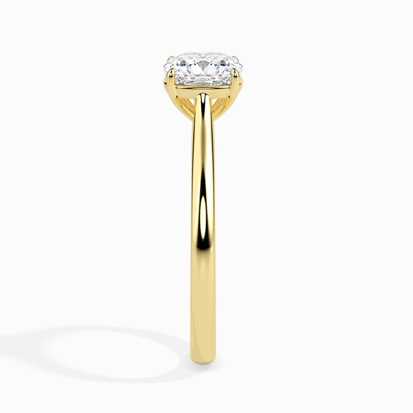Classic Cushion-Cut Solitaire Engagement Ring