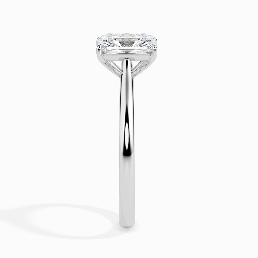 1.5ct Affordable Baguette-Cut Diamond Solitaire Ring in 14K Gold