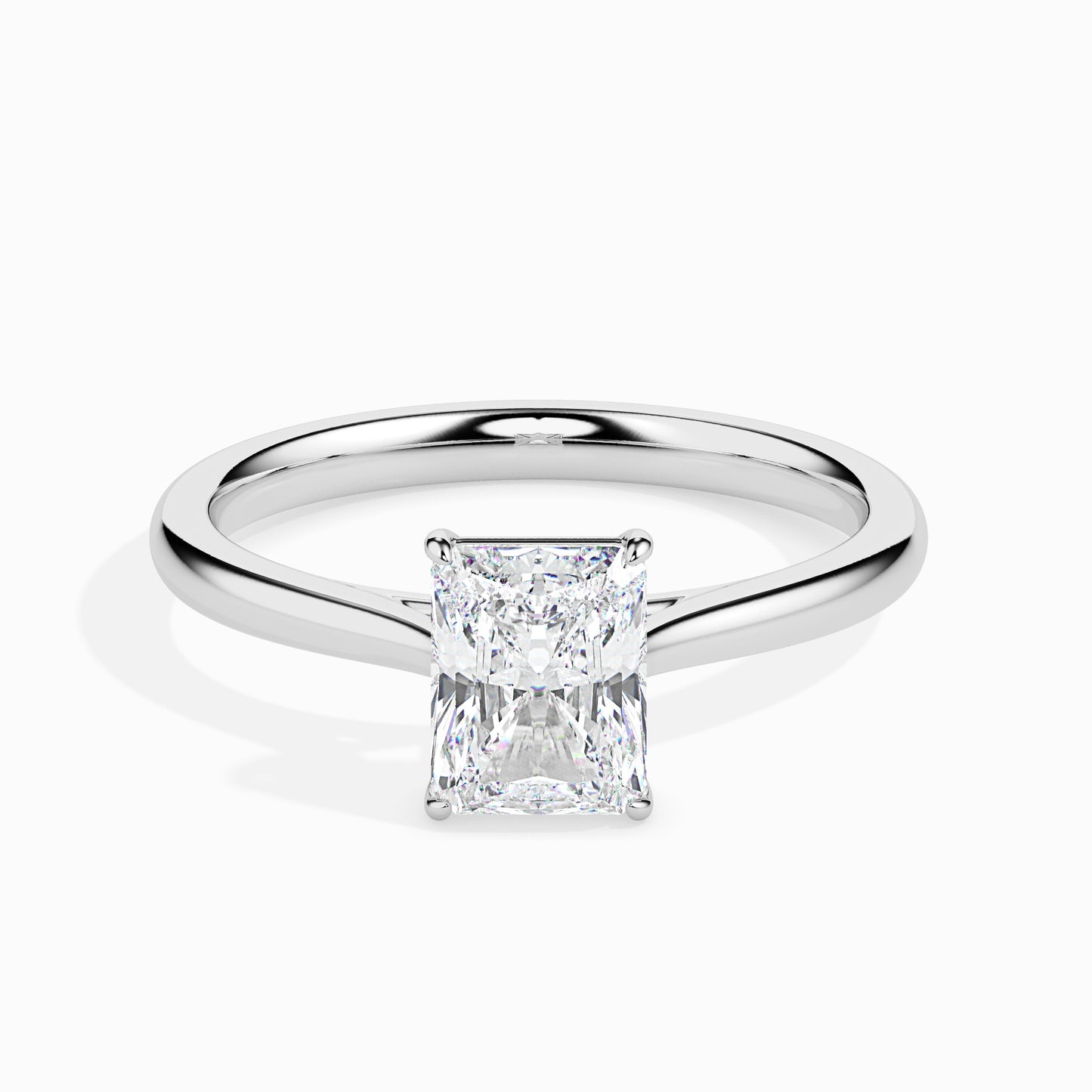 1.5ct Affordable Baguette-Cut Diamond Solitaire Ring in 14K Gold