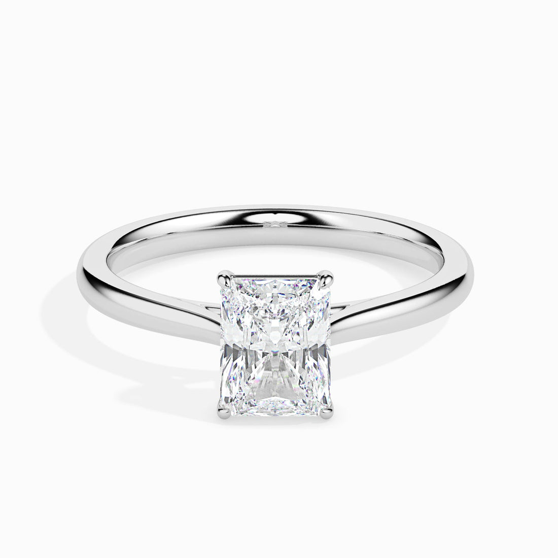 1.5ct Affordable Baguette-Cut Diamond Solitaire Ring in 14K Gold