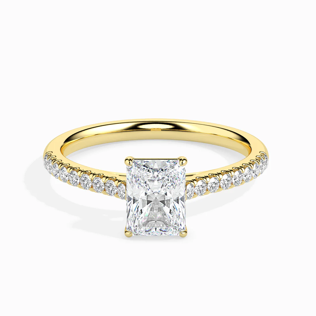 Luxury Radiant Cut Diamond Engagement Ring for Women